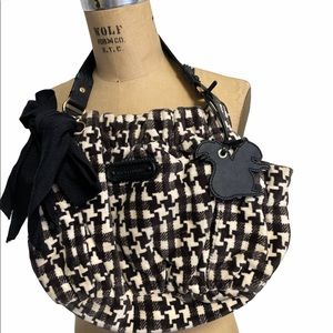 Juicy Couture Houndstooth Bag w/ Squirrel Charm